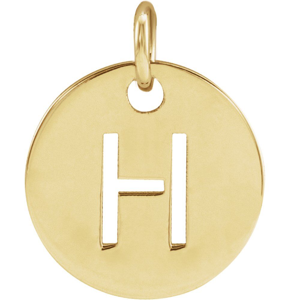 Yellow gold Personalized  Pendant