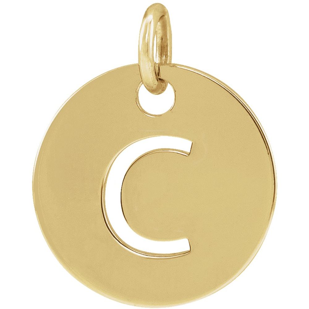 Yellow gold Personalized  Pendant