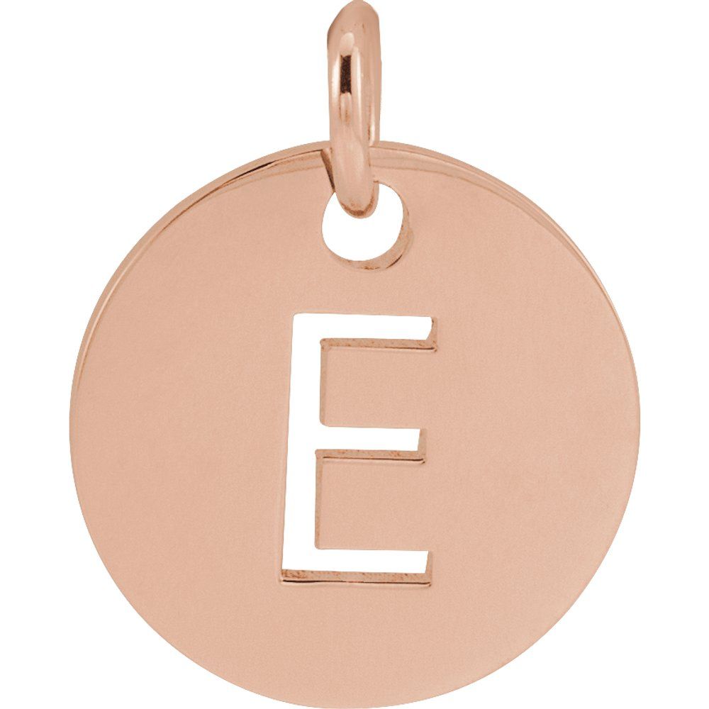 14K Rose Gold Personalized  Pendant