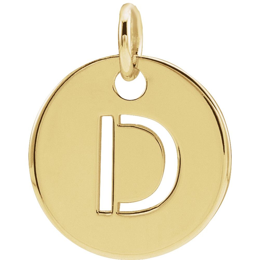 Yellow gold Personalized  Pendant