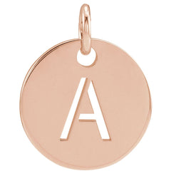 18K Rose Gold-Plated Sterling Silver Personalized  Pendant