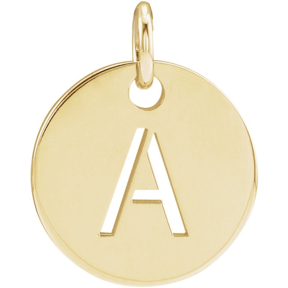 Yellow gold Personalized  Pendant