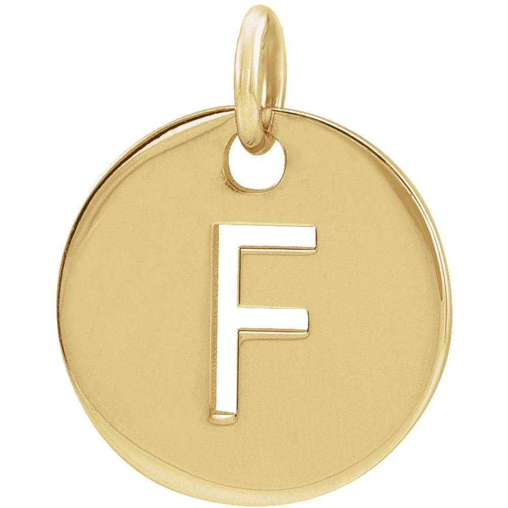 Yellow gold Personalized  Pendant