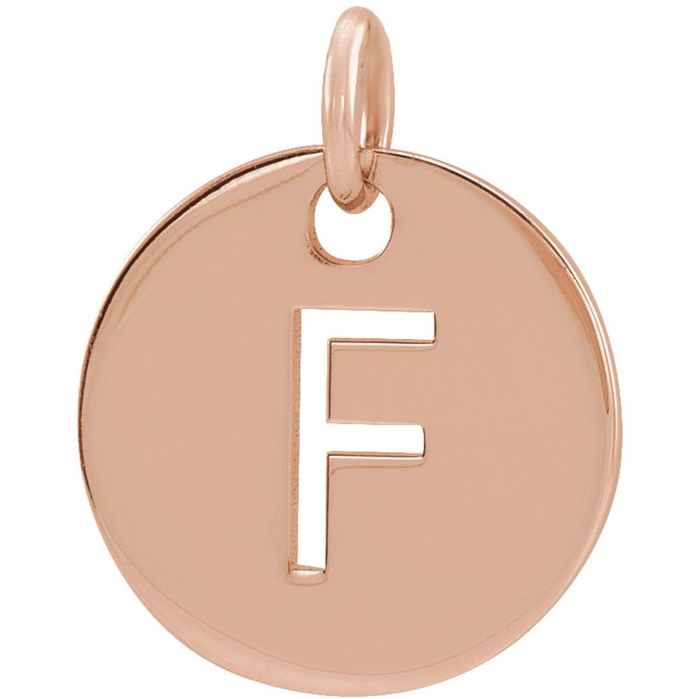 14K Rose Gold Personalized  Pendant