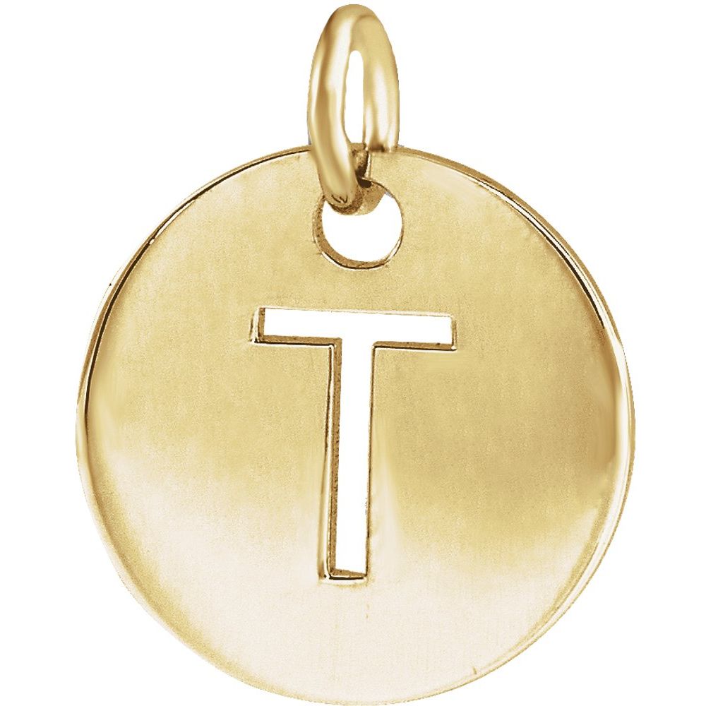 Yellow gold Personalized  Pendant