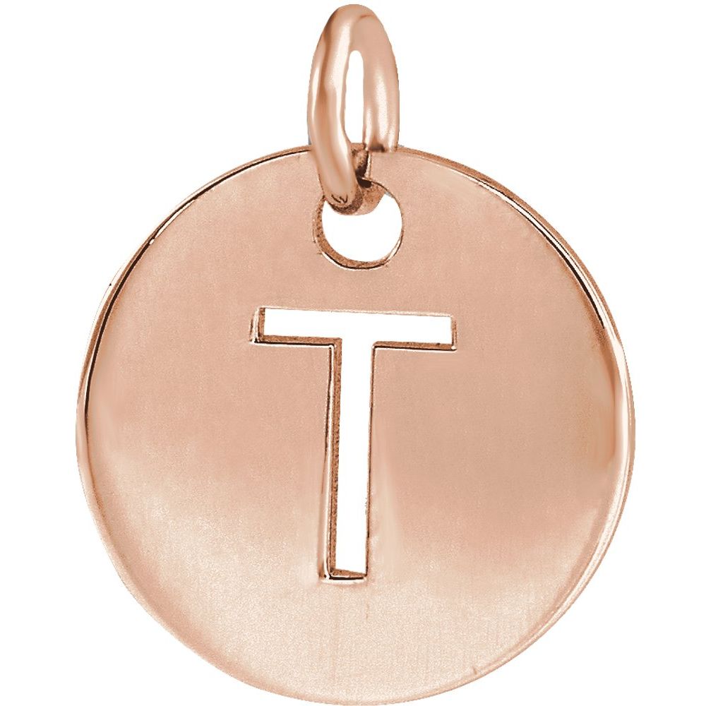 14K Rose Gold Personalized  Pendant