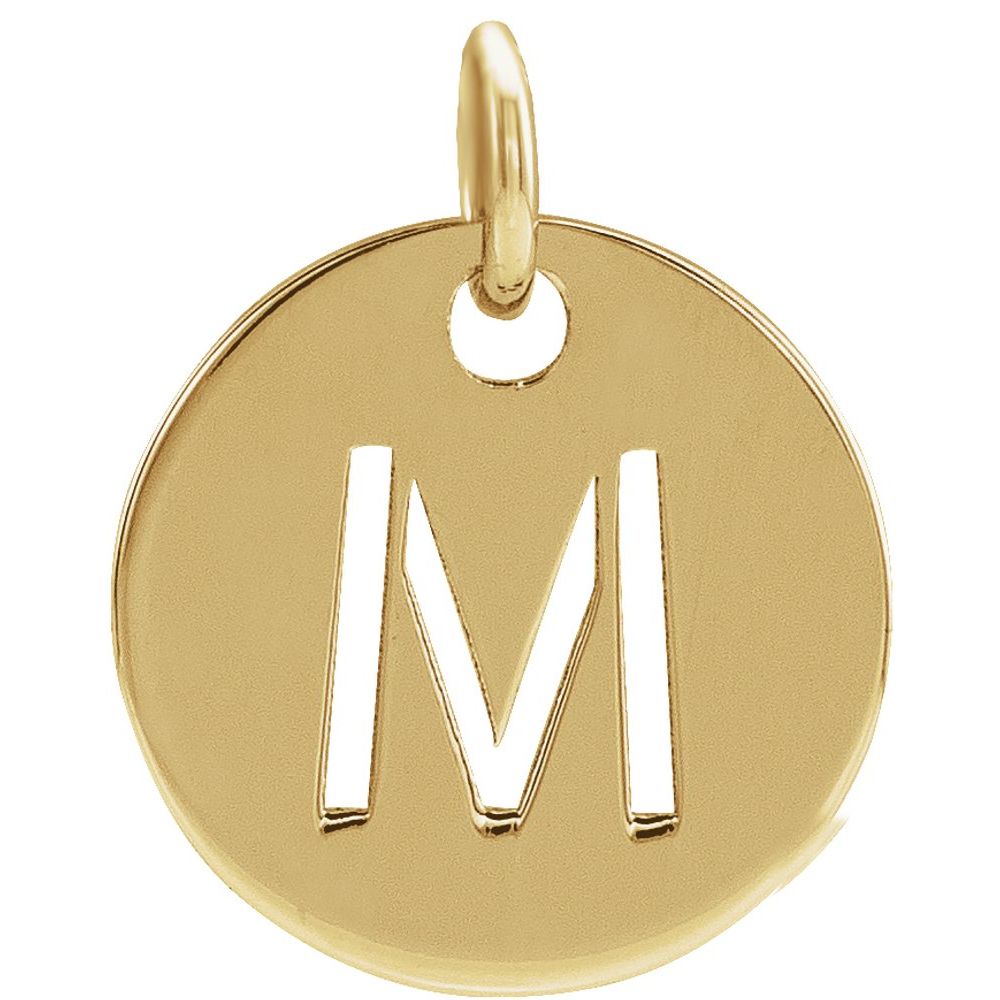 Yellow gold Personalized  Pendant