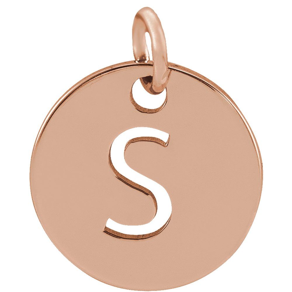 18K Rose Gold-Plated Sterling Silver Personalized  Pendant