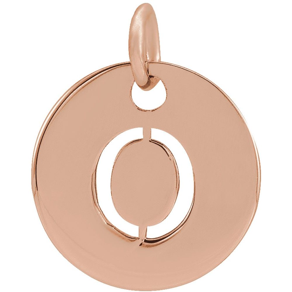 14K Rose Gold Personalized  Pendant