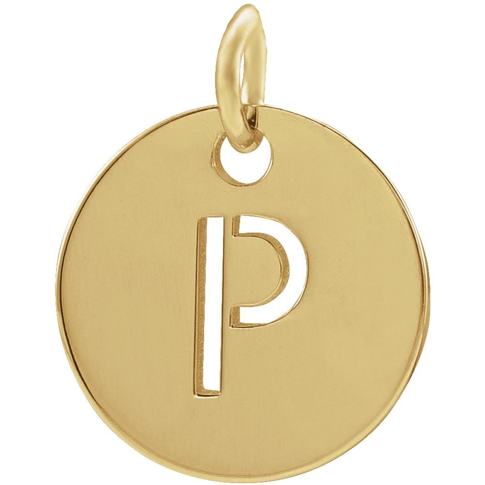 Yellow gold Personalized  Pendant