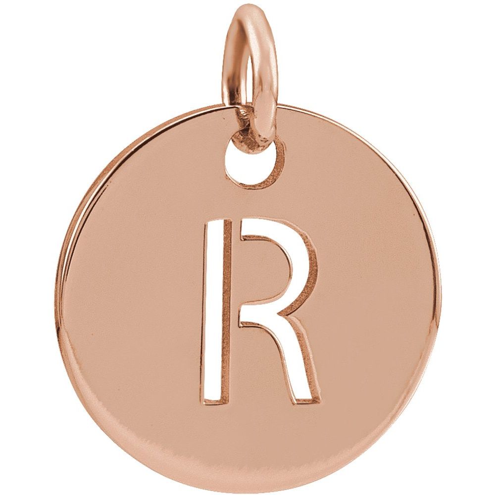 14K Rose Gold Personalized  Pendant