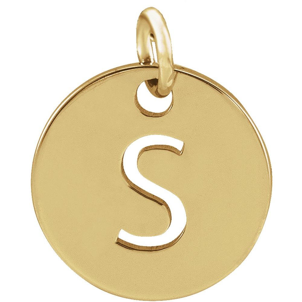 Yellow gold Personalized  Pendant