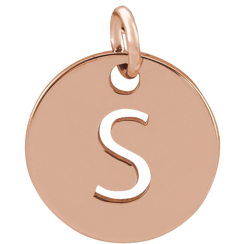 14K Rose Gold Personalized  Pendant