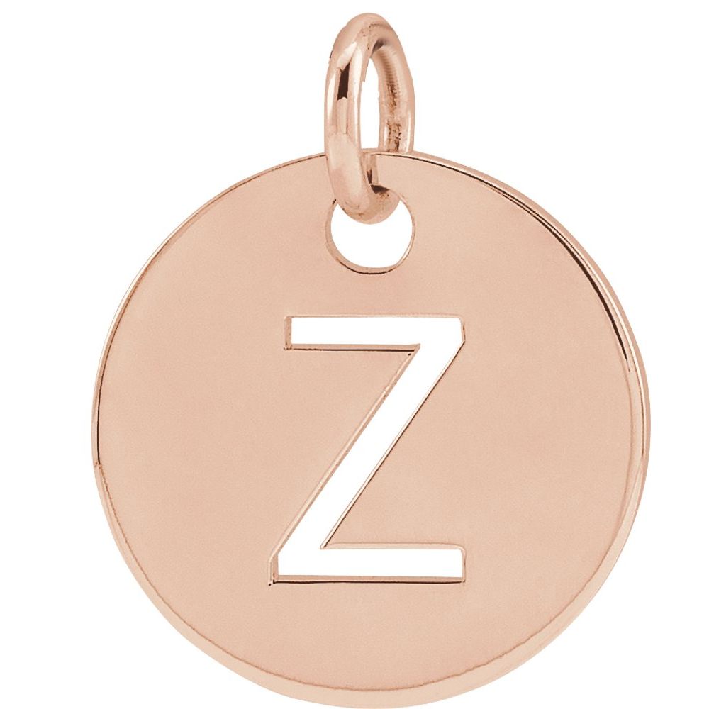 14K Rose Gold Personalized  Pendant