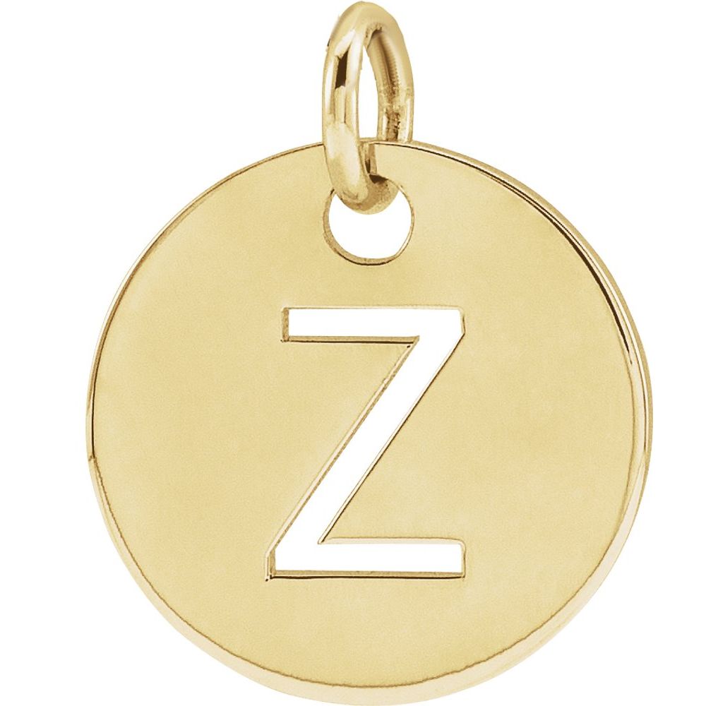 Yellow gold Personalized  Pendant