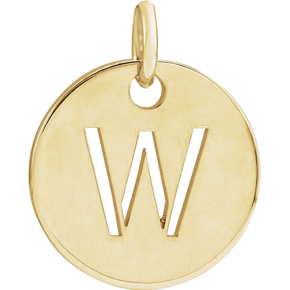 Yellow gold Personalized  Pendant