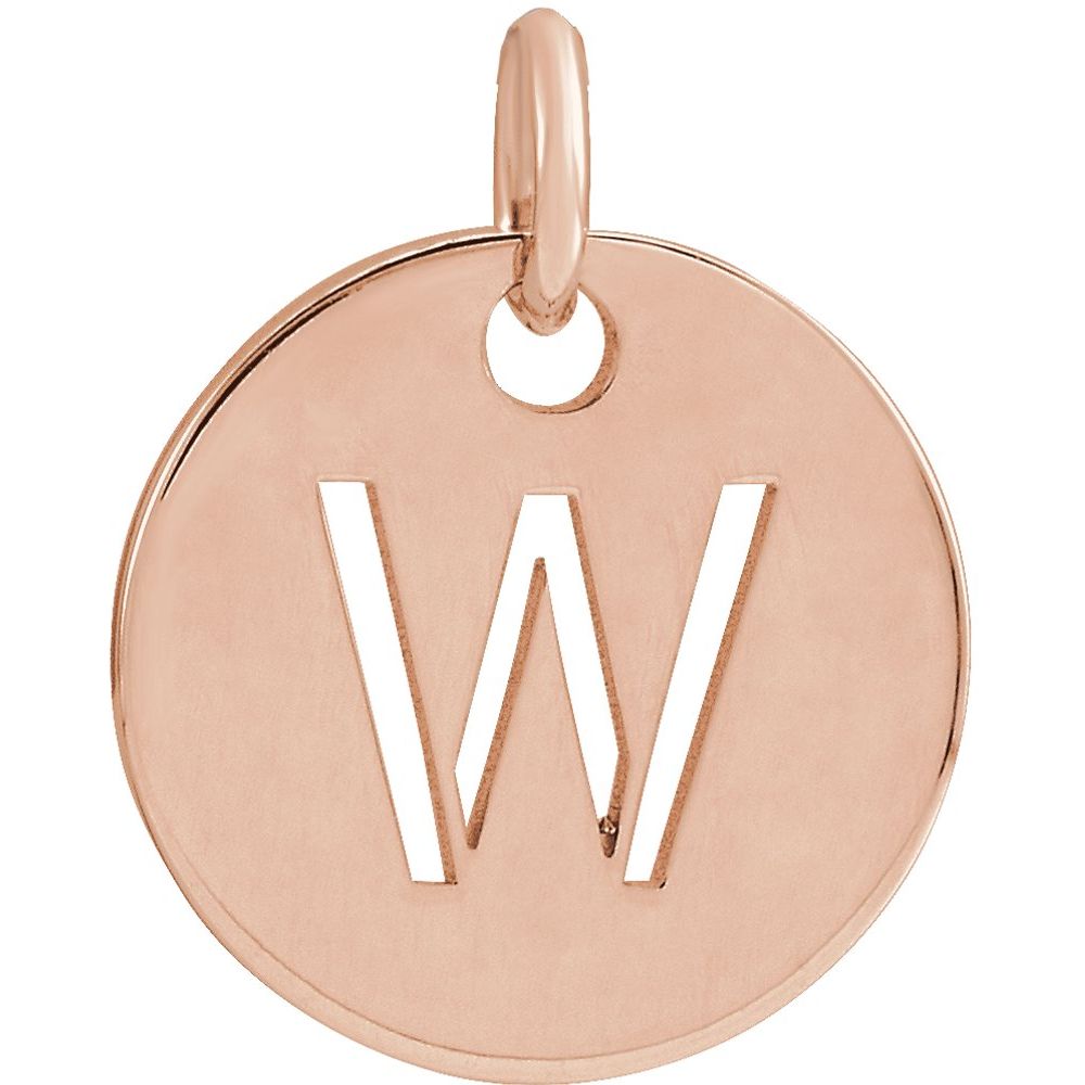 14K Rose Gold Personalized  Pendant