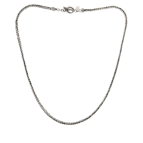 Bali Designs Toggle Clasp Foxtail Link Chain Necklace 18"