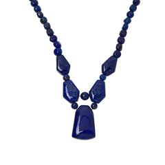 Jay King Sterling Silver Blue Lapis Statement Necklace. 18"