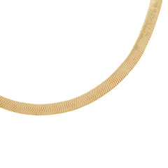 Baublebar Goldtone Herringbone Adjustable Necklace 16" (HSN $40)