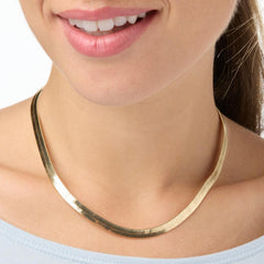 Baublebar Goldtone Herringbone Adjustable Necklace 16" (HSN $40)