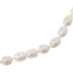 KALIFANO 8-9mm Oval Cultured Freshwater Pearl  Necklace, 37"