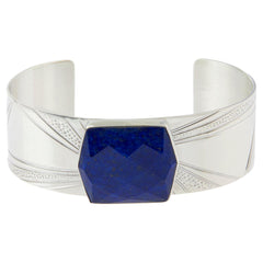 Jay King Gallery Collection Sterling Silver Lapis Cuff Bracelet, 6-3/4"