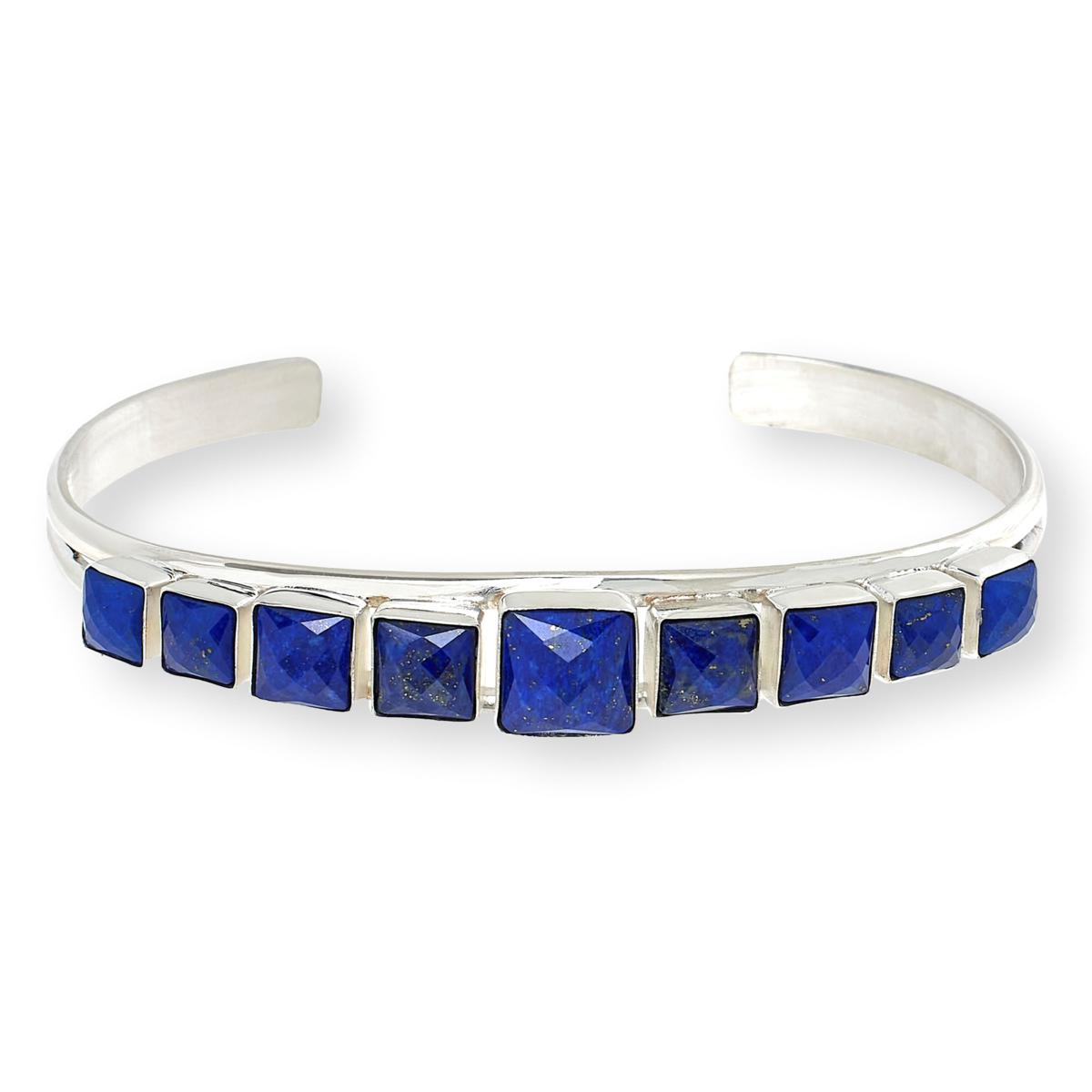 Jay King Sterling Silver Lapis Cuff Bracelet, 6-3/4"