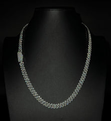 14CT DEF-VVS Moissanite Cuban Link Chain 6mm 22" 70g - Luxury