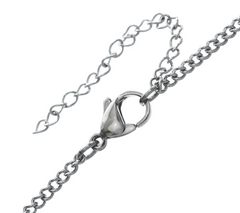 Stainless Steel Multi-Cross Chain Necklace, Chain 26'+2"L