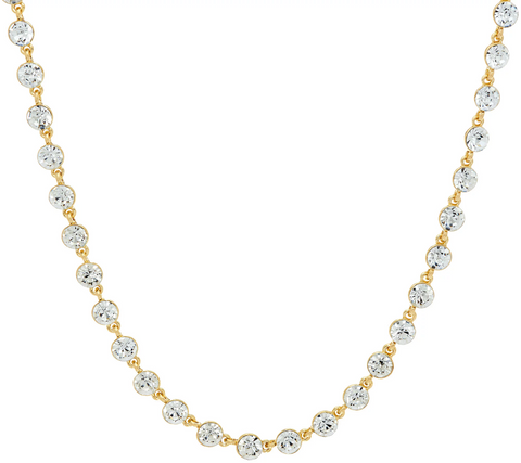 Isaac Mizrahi Live! 36'' Faceted Crystal Necklace