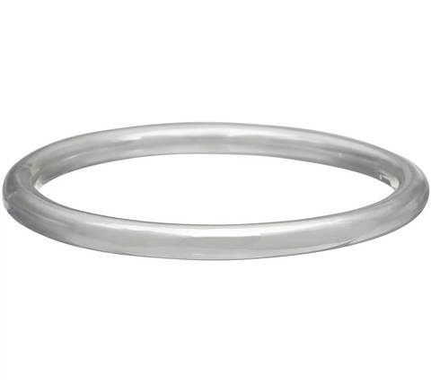 Simon Sebbag Sterling Silver Electroform Smooth Bangle, Size 8-1/4"