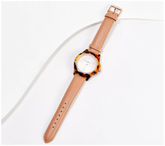 Isaac Mizrahi Live! Multi-Color Resin Case Watch