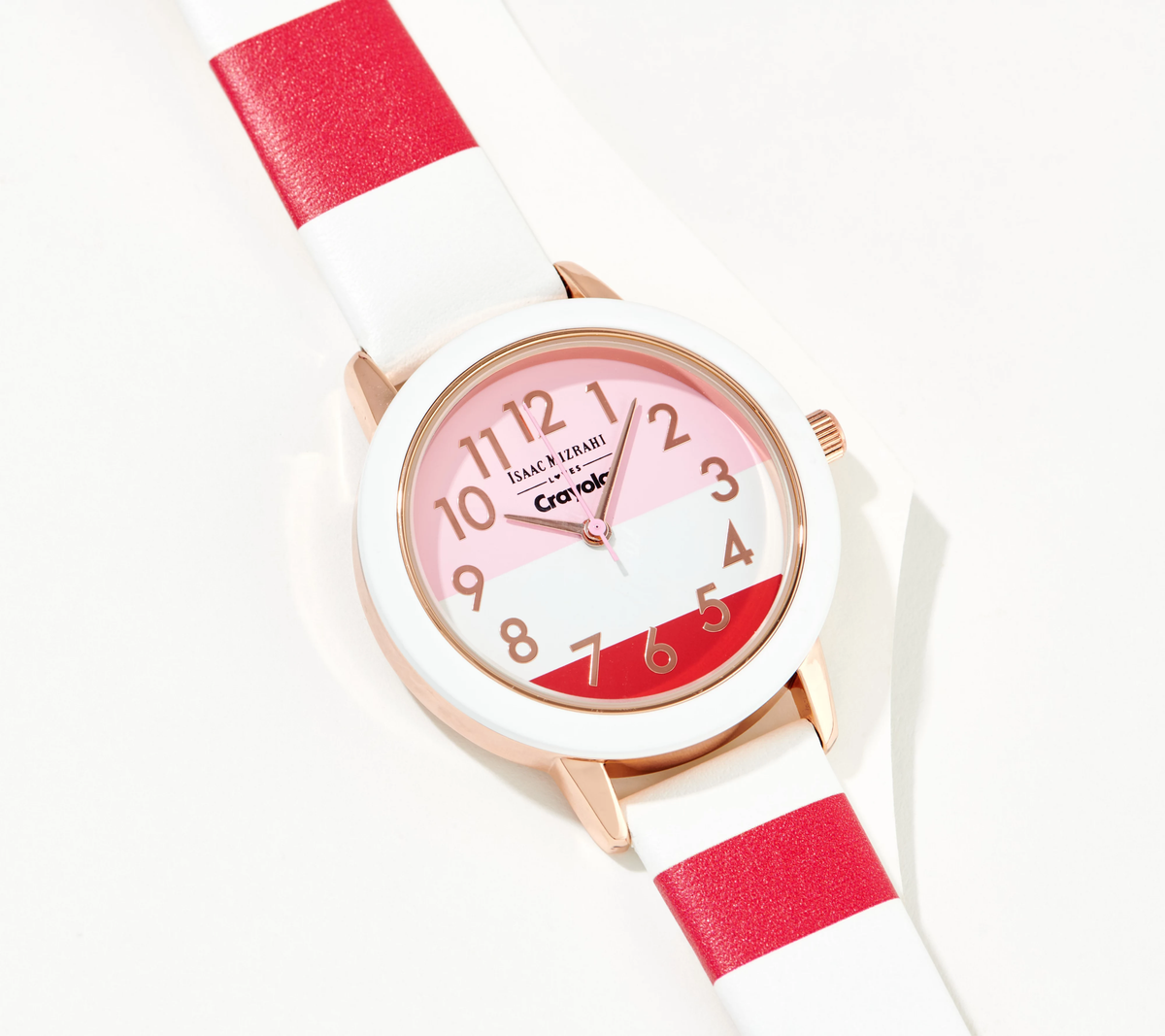 Isaac Mizrahi Live! Crayola Watch, Pink, Rosetone