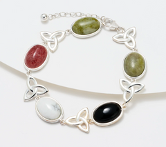 Connemara Marble Sterling Silver Colors of Ireland Bracelet