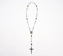 Connemara Marble Mother's Love Rosary, Sterling Silver