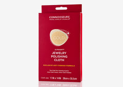 Connoisseurs Gold Jewelry Polishing Cloth - Two-Step Cleaning