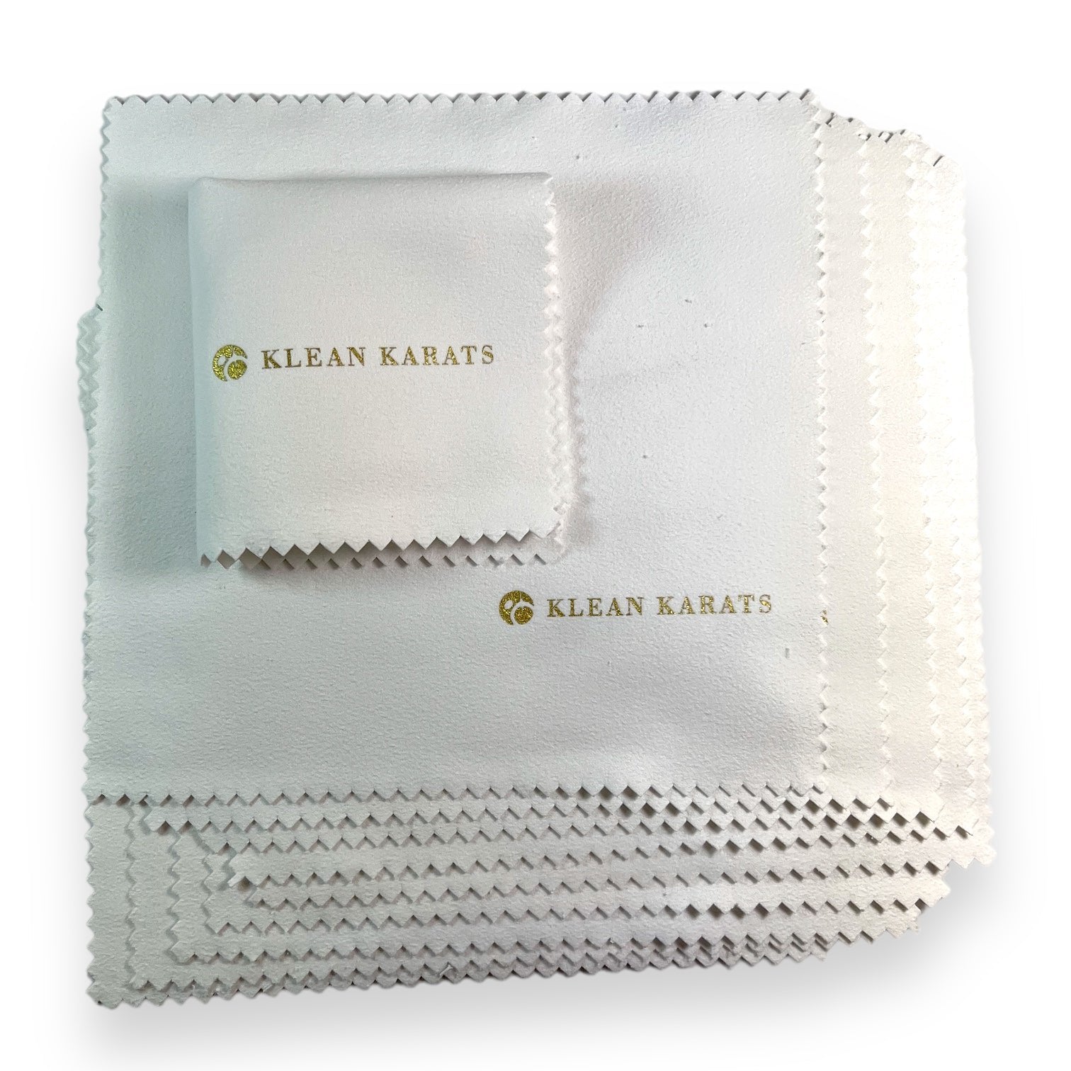 8x8 Inch Treated Polishing Cloth - Pack of 50 by Klean Karats