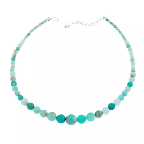 Jay King Chrysoprase Graduated Bead Necklace. 20"