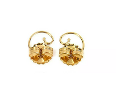 Levears™ Earring Lifts – 1 Pair Gold-Plated Sterling Silver & 2 Pairs Stainless Steel