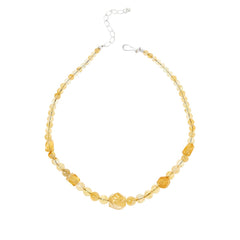 Jay King Sterling Silver Citrine Bead Necklace, 18"