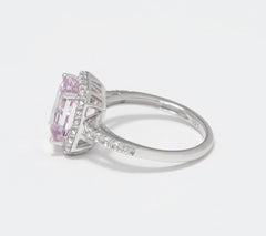 Affinity Gems Afghanistan Kunzite and White Topaz Ring Size 6