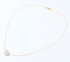 Honora Cultured Ming Pearl Forzatina Chain Necklace, 14K Gold