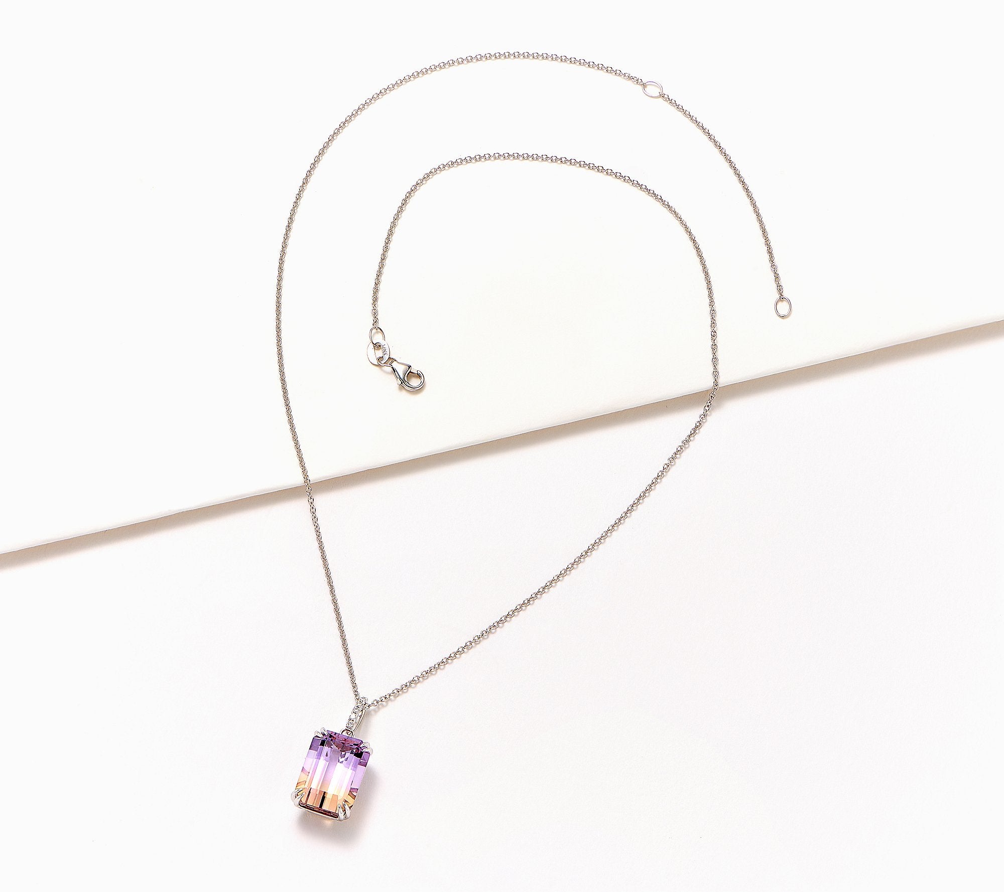 Effy Ametrine & Diamond Pendant Necklace, 14K Gold