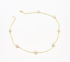 Honora Margherita Necklace with Cultured Pearls 20", 14k Gold