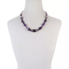 Jay King Sterling Silver Cape Amethyst Bead Necklace, 20"