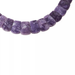 Jay King Sterling Silver Purple Amethyst Graduated Bib Necklace. 18"