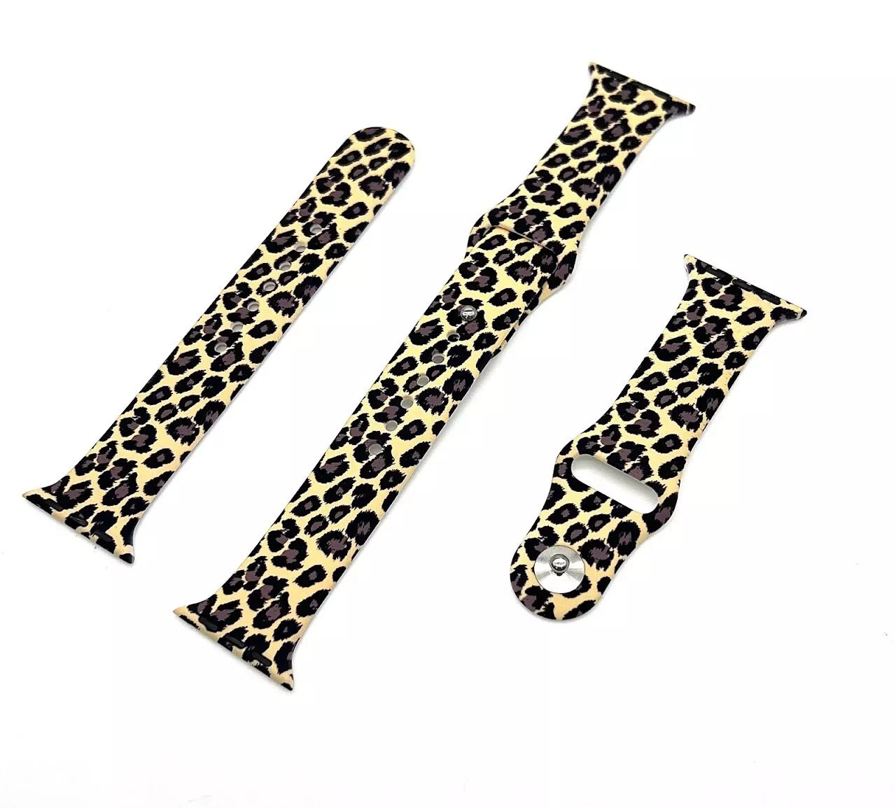 Kessaris Silver, Gold, or Leopard Panther Interchangeable Apple Watch Straps – Stylish and Durable Bands for All Apple Watch Models