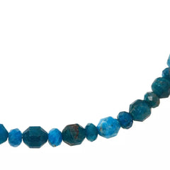 Jay King Sterling Silver Neon Blue Apatite Bead Necklace, 18"